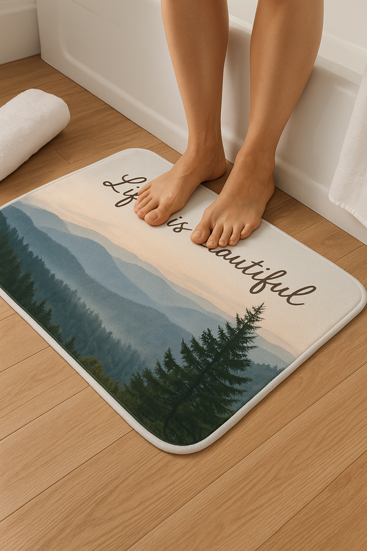 Step Into Inspiration: Custom Photo Bath Mats That Ground Your Day