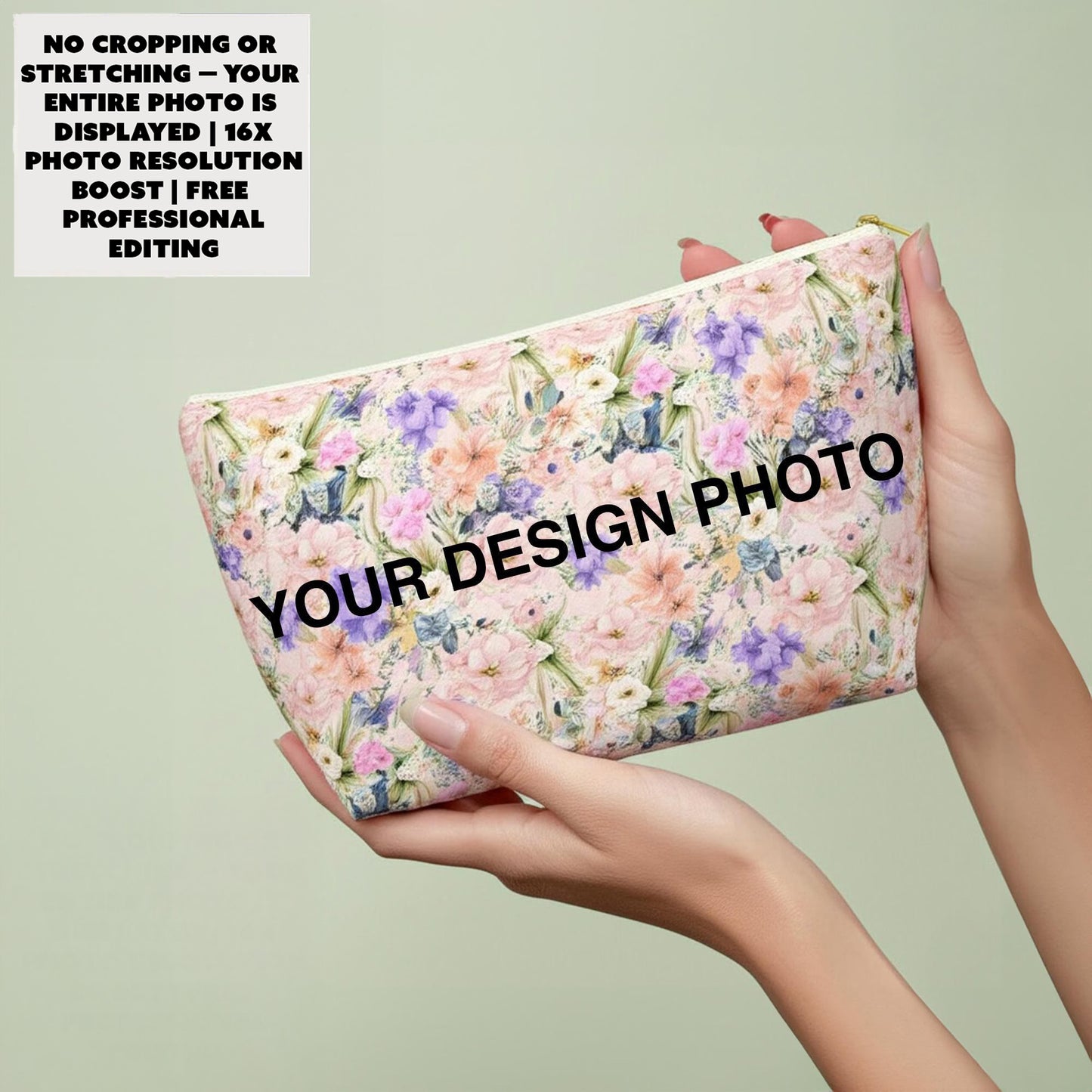 Custom Accessory Pouch, personalized purse, makeup bag