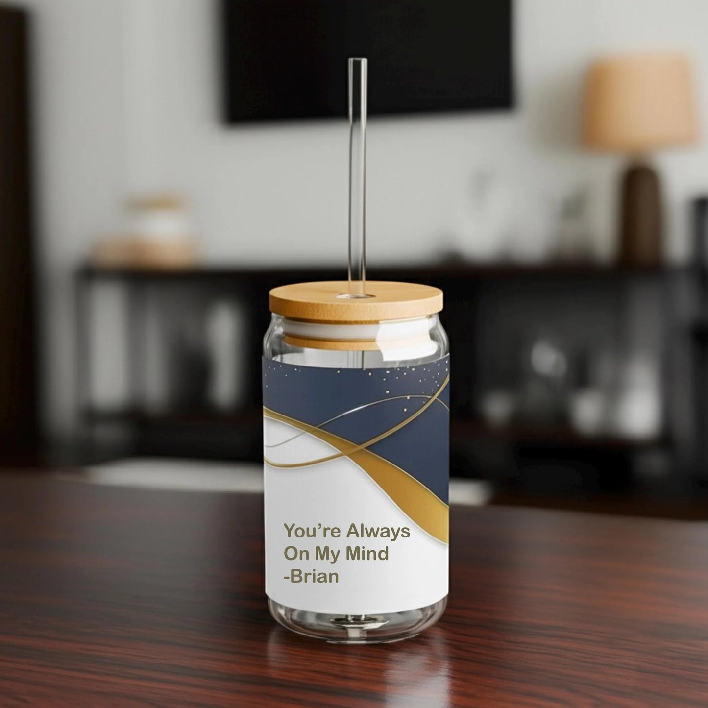 Custom Sipper Glass