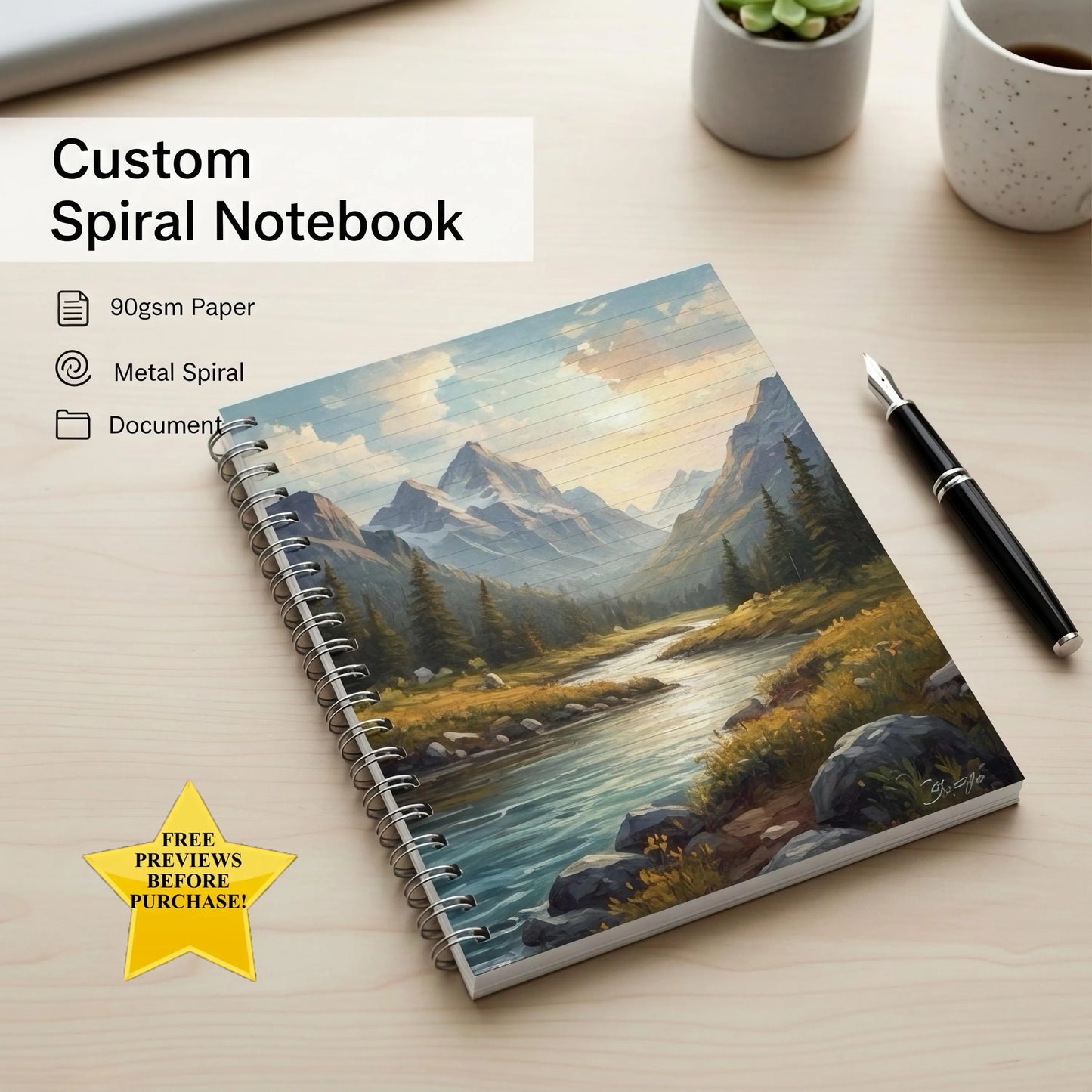 Custom Spiral Notebooks