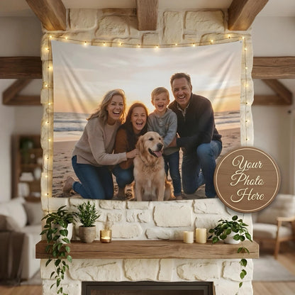 Custom Photo Tapestry – Personalized Wall Hanging