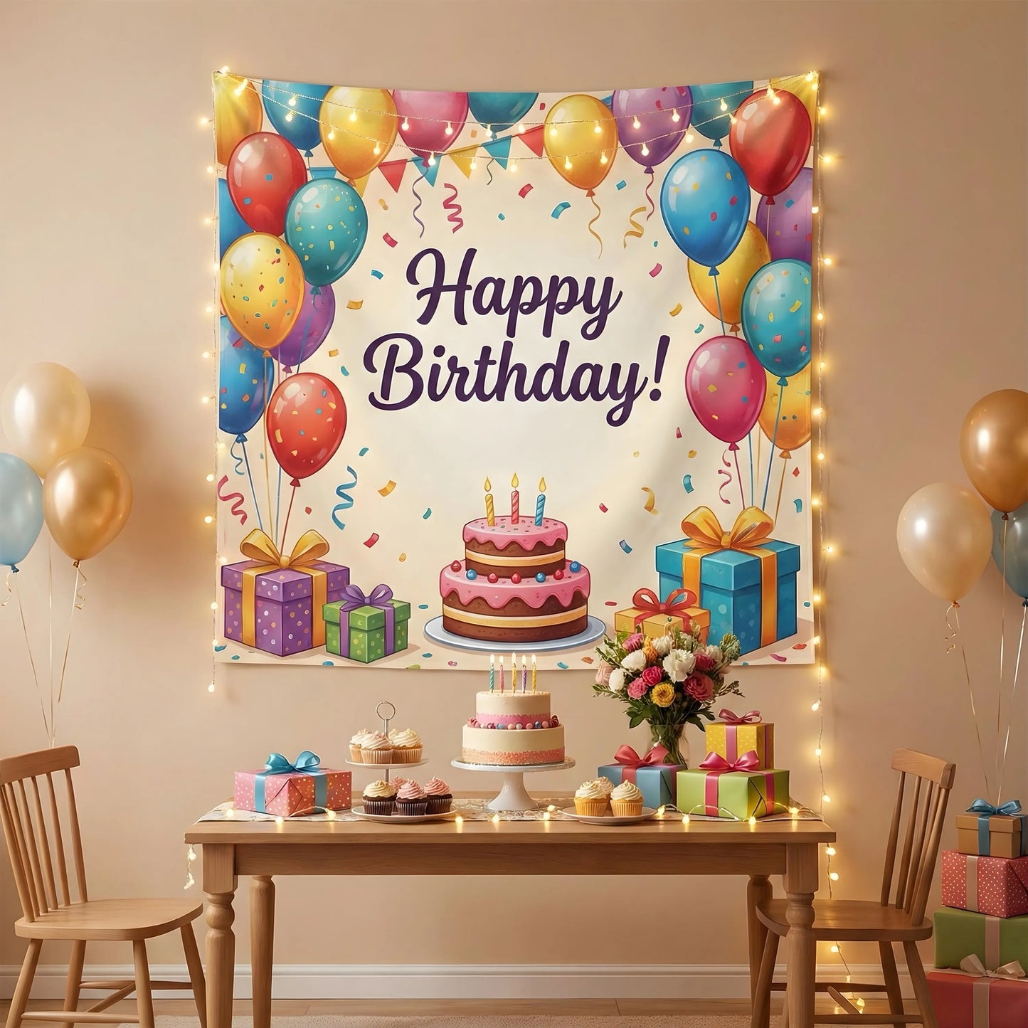 Custom Photo Tapestry – Personalized Wall Hanging