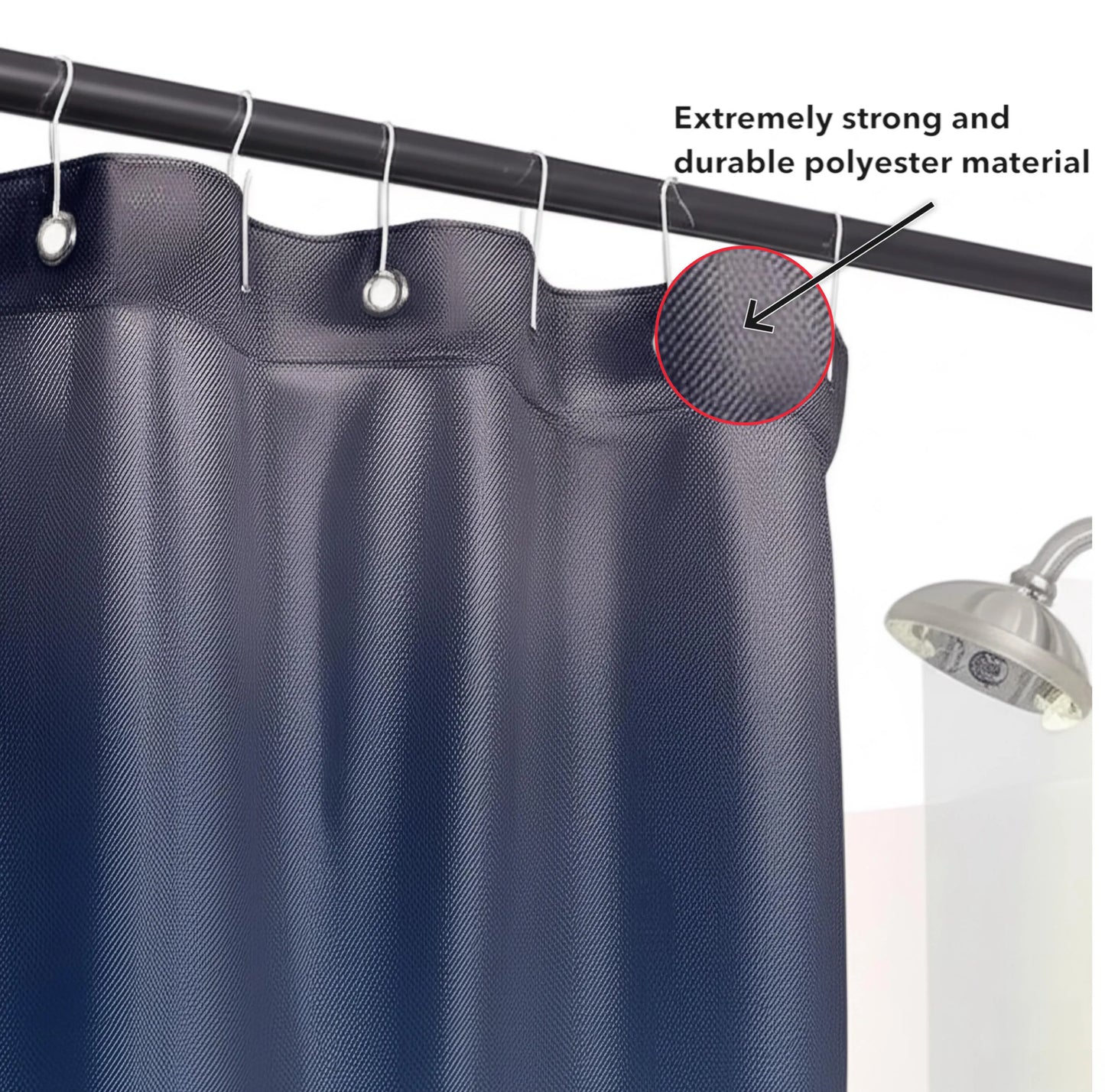 71” x 74” Custom Shower Curtains