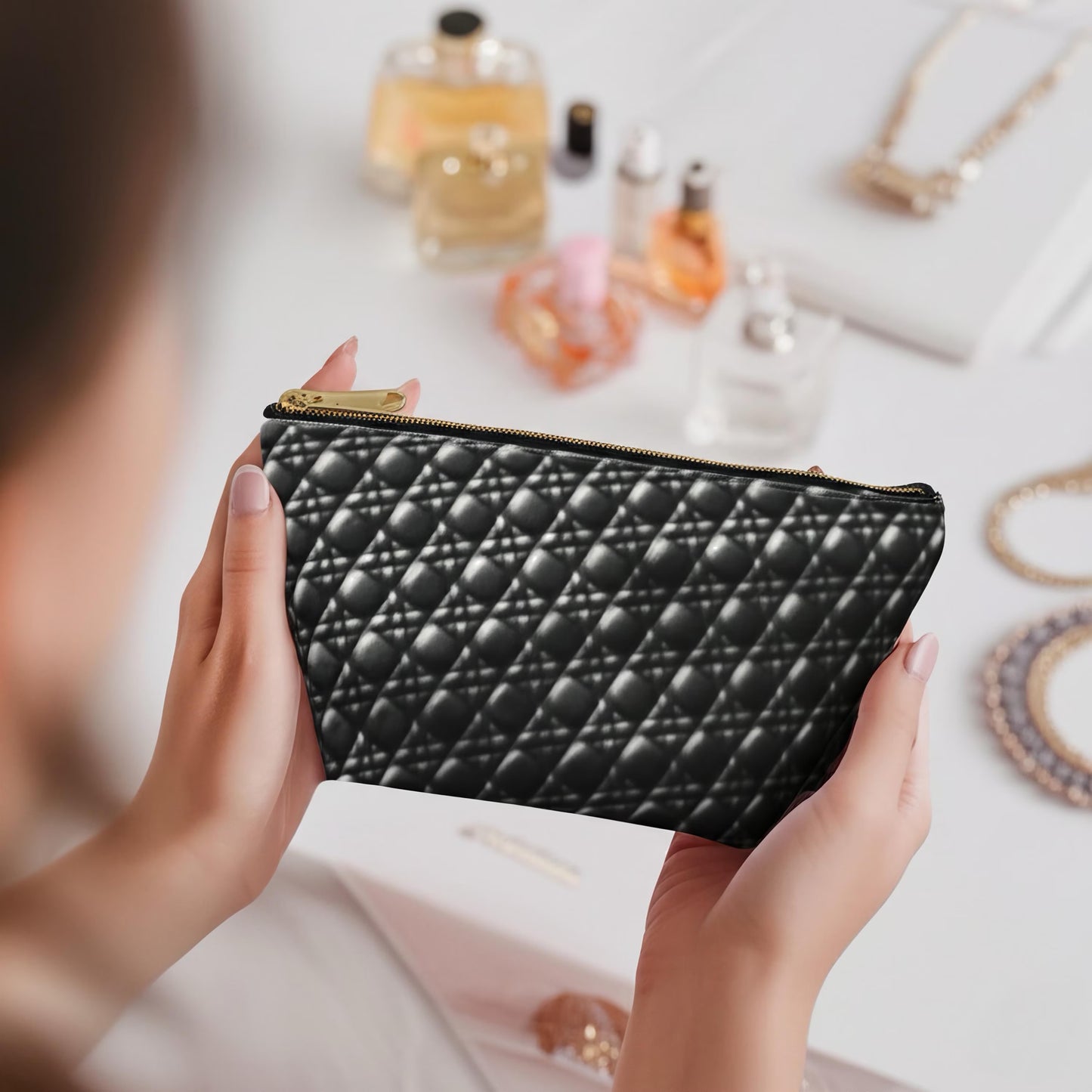 Custom Accessory Pouch, personalized purse, makeup bag