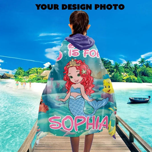 Custom Kids Hooded Towel