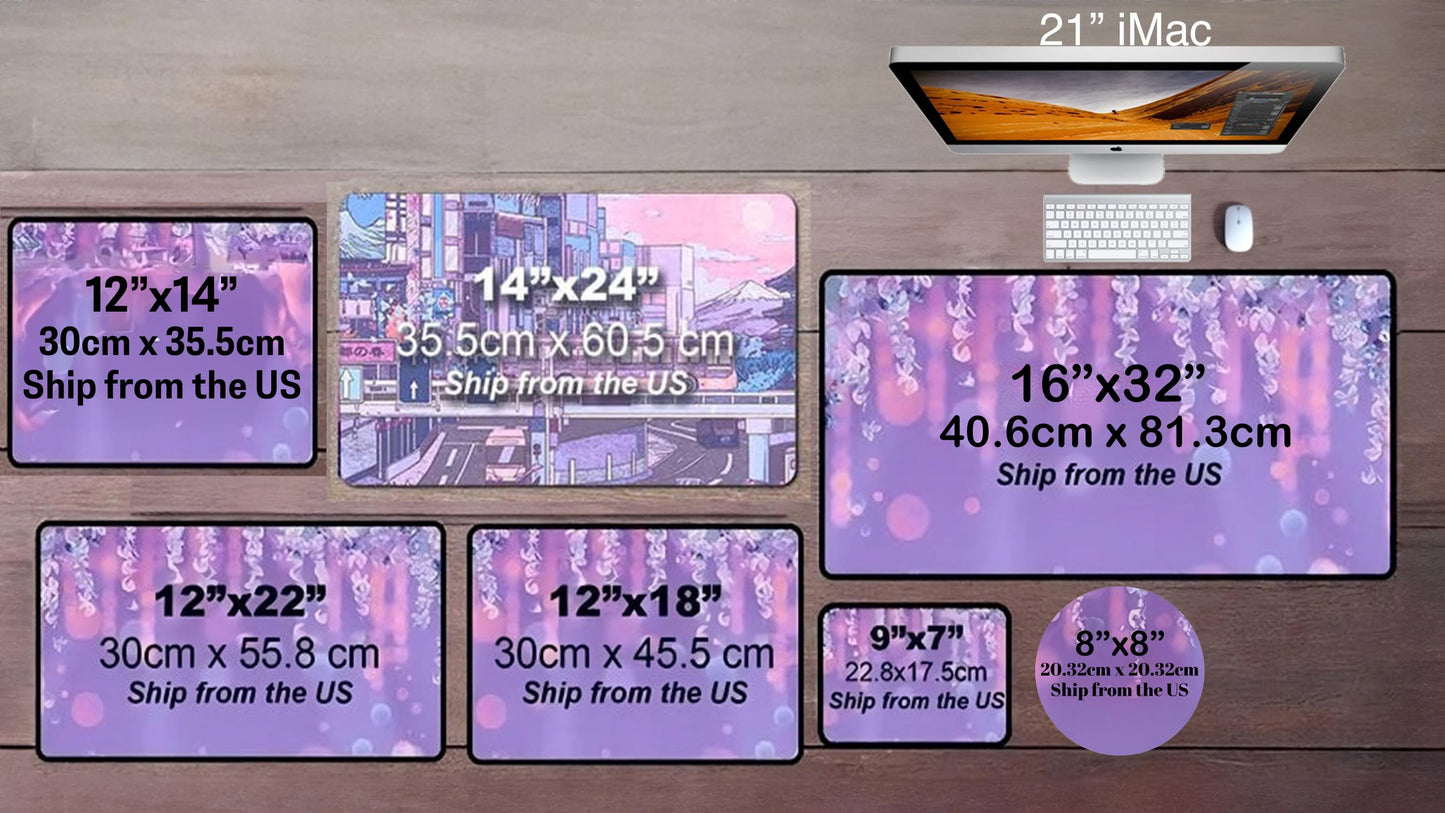 Custom Photo Desk Mats & Mouse Pads